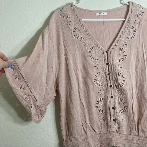 Maurice’s Crop Top Blouse - Pink - Large - Picture 3 of 7